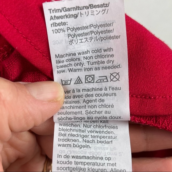 J.Crew Mercantile Tank Top Red Keyhole Womens Size Medium Sleeveless Top - Picture 11 of 12